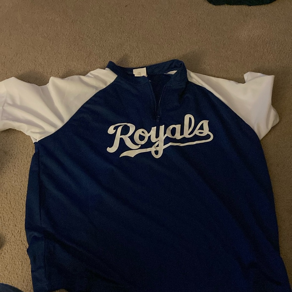 Kids Royals Blue and White Shirt